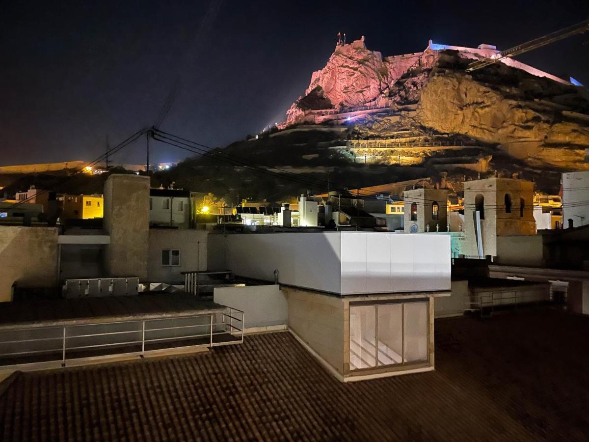 La Terraza. Vistas Al Castillo A 1 Min. De La Playa Alicante Exterior foto